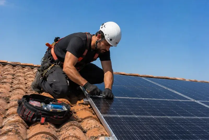 Maintenance et monitoring de panneaux solaires à Cailhau