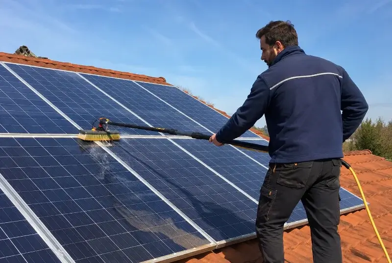 Nettoyage et entretien de panneaux solaires à Cailhau